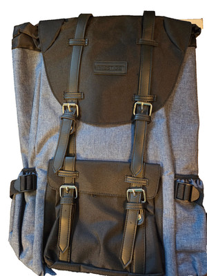 Prestige Blue Laptop Backpack Padded Compartment Travel Casual Bag