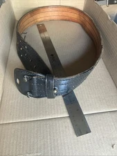 pre-owned 4011  DUTYMAN 32 Police Officer Full Grain Leather belt