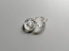 Eyeglasses Nose Pads, 5 Pairs Round Push-in Glasses Nose Piece Soft Silicone Nos