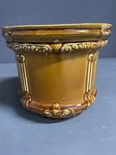 Antiker Majolika Jugendstil Blumenübertopf