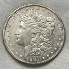 1901-S $1 Morgan Dollar 90% Silver San Francisco US Coin - SEMI KEY DATE