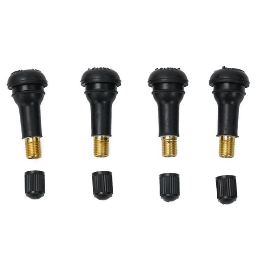 TR413 Rubber Valve Nozzle with Aluminum Alloy Construction for Tubeless Tires - Picture 4 of 12