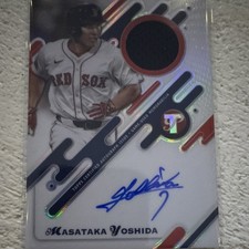 Topps 2024 Pristine Masataka Yoshida Red Sox Autograph Relic Insert #PPAR-MY