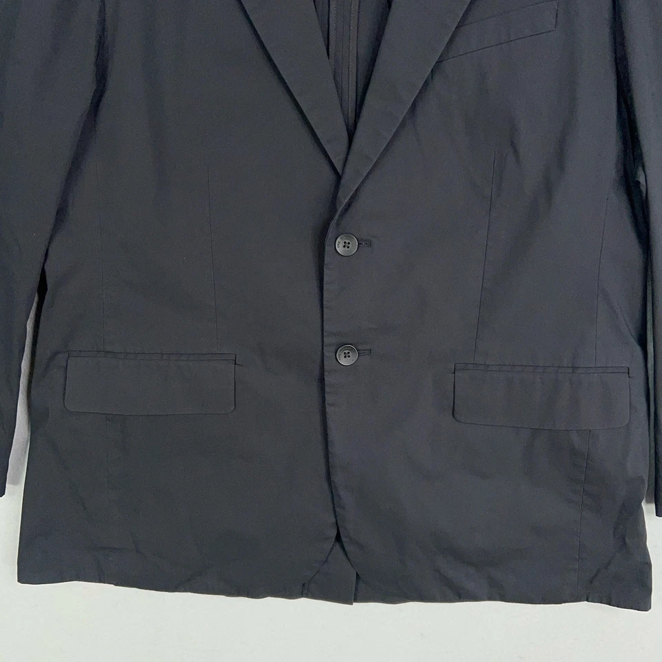 Rag and Bone Blazer Mens 48 Black Jacket Coat Minimalist Office Work Preppy Luxe - Image 3 of 4