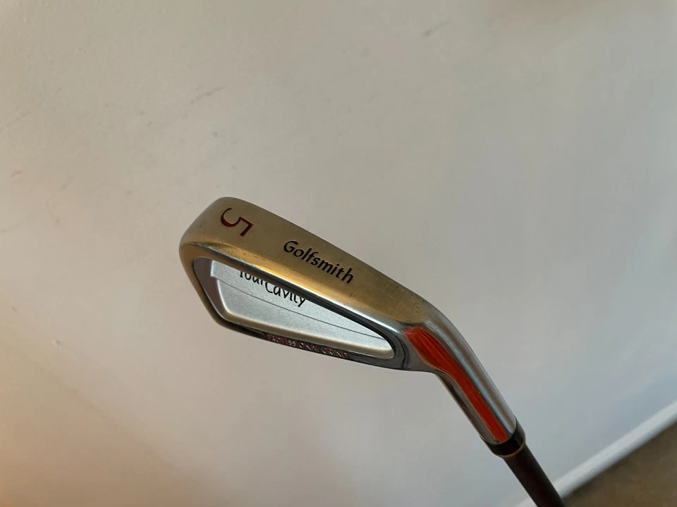 Golfsmith Tour Cavity #5 Iron Golf Club RH Right-Handed 38.5" Graphite Stiff - Image 2 of 4
