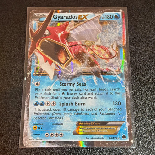 The Pokemon Company Pokemon TCG Gyarados EX 26/122 Breakpoint Holo UR Eng 180HP