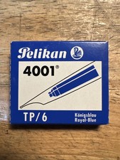 Pelikan Ink Cartridges 4001 TP/6 - Blue - box 6 - Standard International