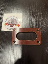 For Weber 32/36 DGV DGAV DGEV DFV DFEV DFAV Spacer Phenolic Insulator Open 1/4”