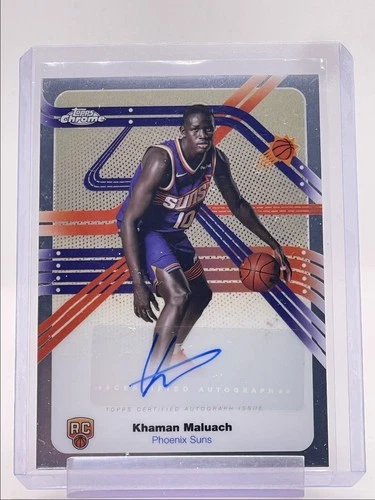 KHAMAN MALUACH 2025-26 TOPPS CHROME NEXT STOP ROOKIE RC AUTO Q2264