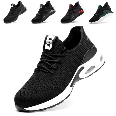 Work Shoes Mens Womens Safety Shoes Lightweight Protective Shoes Steel Toe Cap...