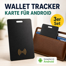 3er Smart Tracker Karte für Android google Wallet Finder Ultradünn Aufladbar