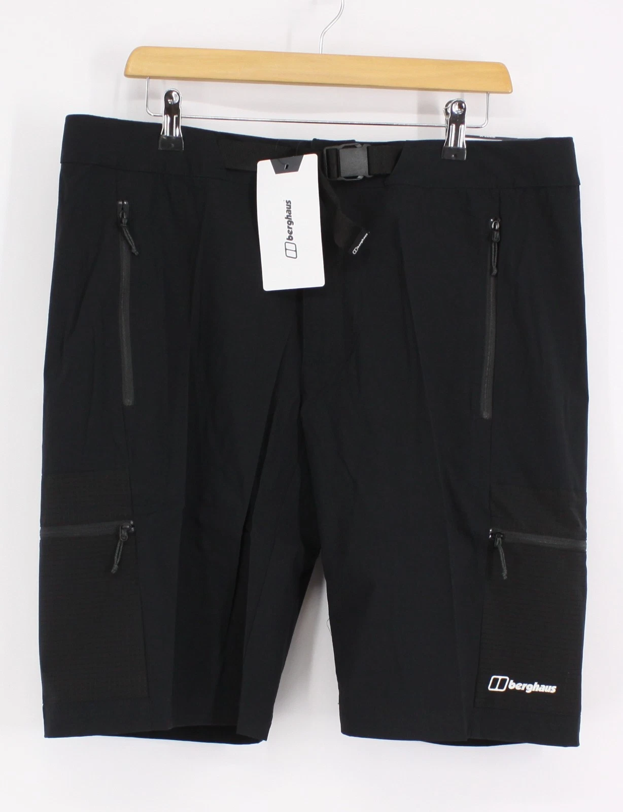 BERGHAUS HIKE-AIR STRETCH SHORT BLACK RRP £65 IB