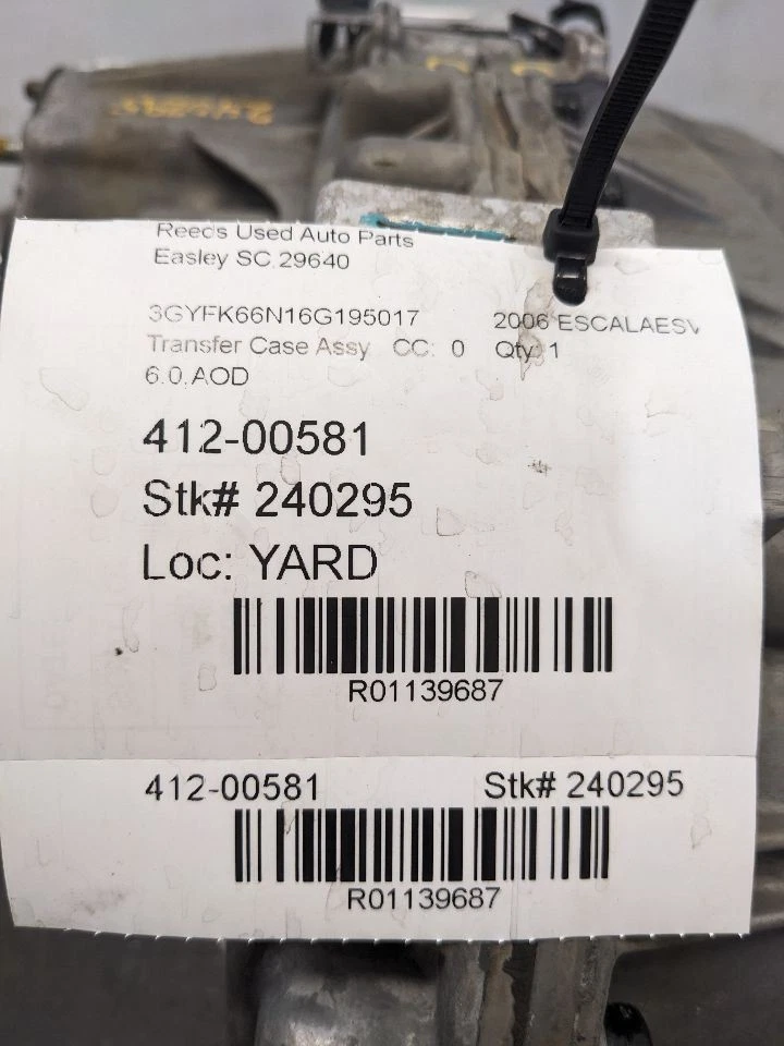 Estuche de transferencia Opt NR3 compatible con 03-06 ESCALADE 1139687 Foto 2 de 4