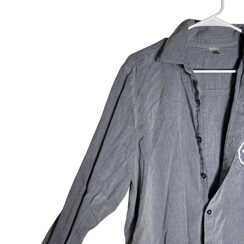 Camisa Zumba Crazy Happy Franela Abotonada Una Zumba Love Talla XL Foto 3 de 4