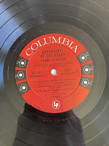 Frank Sinatra Adventures of the heart LP Record Columbia - Picture 3 of 6