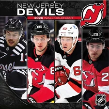Turner Licensing,  NHL New Jersey Devils 2026 Wall Calendar, 12'' X 12'', 12-Mon