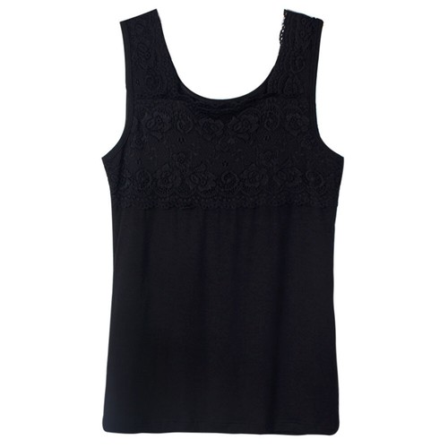 Damen Ärmellose Weste Spitze Sling Camisole Einfarbig Sommer Mode Dünn N - Bild 11 von 18