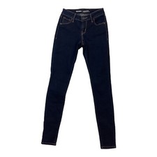 Old Navy Rockstar Skinny Mid Rise Blue Jeans Womens Size 00 Regular