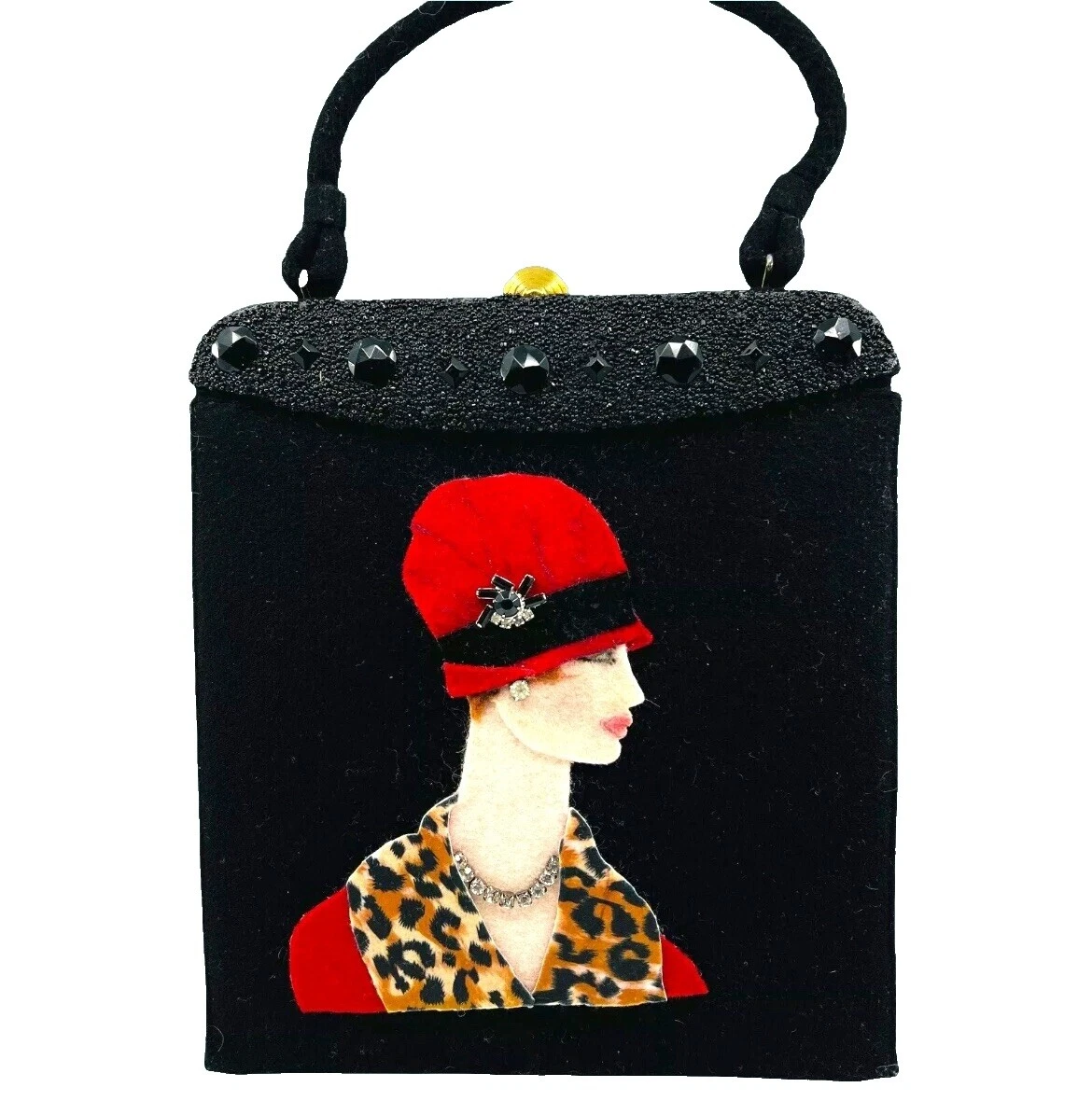 Wool Blend Original 1950s Vintage Bags, Handbags & Cases