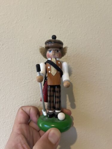 Rare Vintage Steinbach Golfer Nutcracker - Made In Germany - Picture 1 of 3
