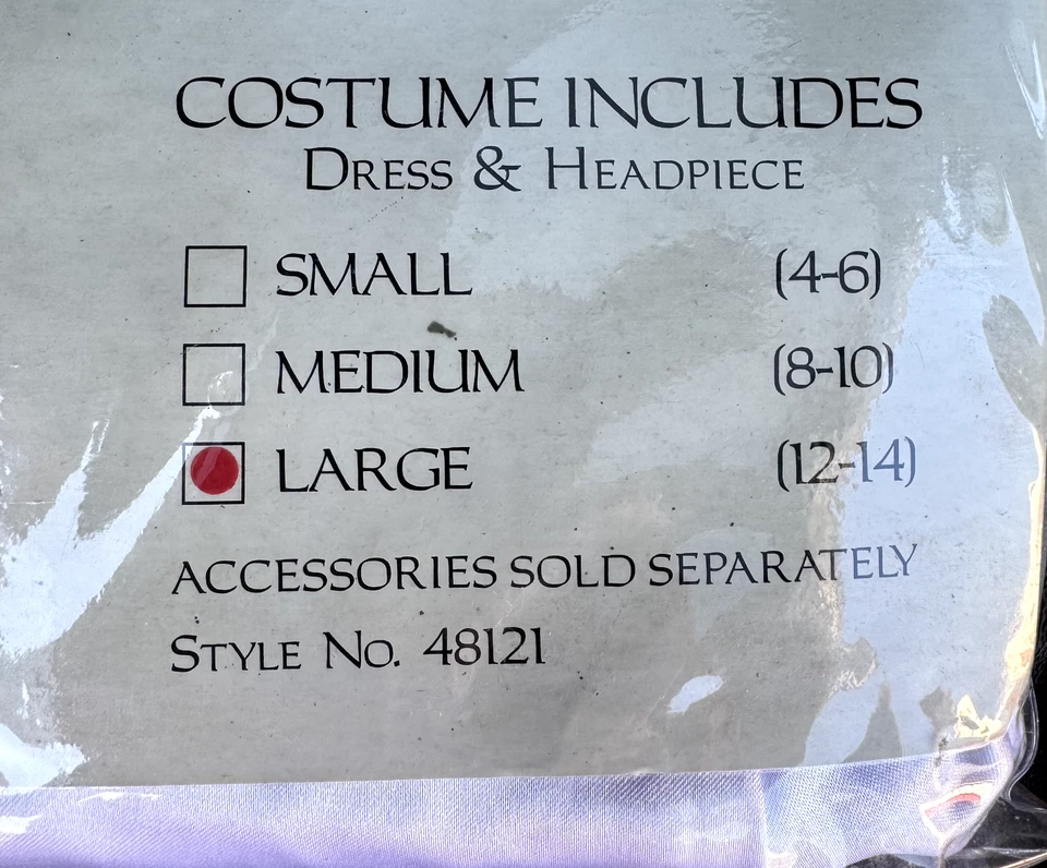 Disfraz Egipcio CON Tocado, Talla L (12-14) TOTALMENTE NUEVO Foto 3 de 4