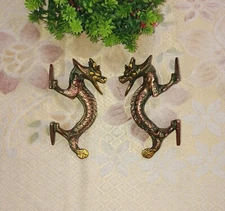 Dragon Themed Cupboard Pull Set Brass Unique Design Kitchen Door Handle CA042