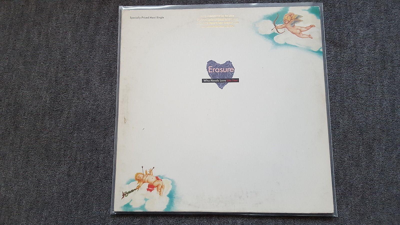 Erasure - Who needs love like that/ Heavenly action US ONLY REMIX 12'' PROMO