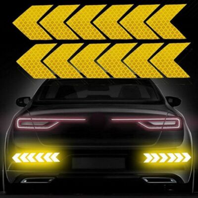 2x Car Auto Reflective Sticker Warning Strip Tape Bumper Truck - Foto 10
