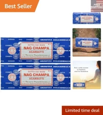 Fine Quality Satya Nag Champa Agarbatti - Hand Rolled 500g for Yoga & Meditation