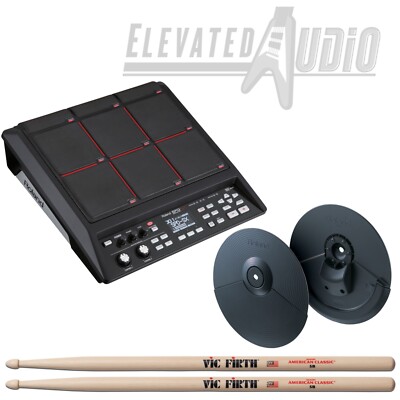 Roland SPD-SX Sampling Pad w/ FREE 10'' CY-5 V-Drum Cymbal & Pair of VF Sticks.
