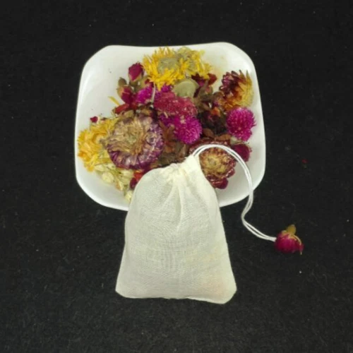 100pcs Cotton Muslin Drawstring Bath Bag Soap Herbs Tea Bags 3x4"4x6"8x10"12x16" - Picture 20 of 22