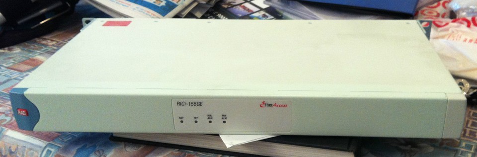 RAD RICi-155GE /MN/2XUTP/NULL (B) P/N: 4140380000 with 1x Power Supply ...