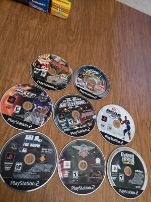 Playstation 2 Lot of 8 PS2 Games - I Got 3 To Work Other 5 Need Surface Repair