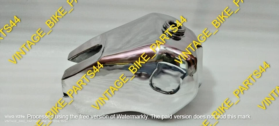 Husqvarna 1983 1984 AE500 WR250 WR500 Aluminum Alloy Polish Fuel Petrol Gas Tank - Image 2 of 4