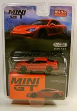 PORSCHE TAYCAN TURBO S CARMINE RED MIJO TSM MODEL MINI GT DIECAST 2022