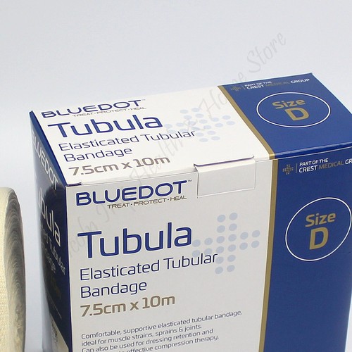 Elasticated Tubular Support Bandage Size D. 7.5cm Flat Width x 10m. Full Roll. - Picture 5 of 5