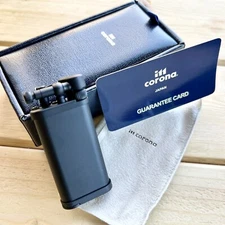 IM Corona Old Boy Pipe Lighter Black Matte Japan Made 64-9111