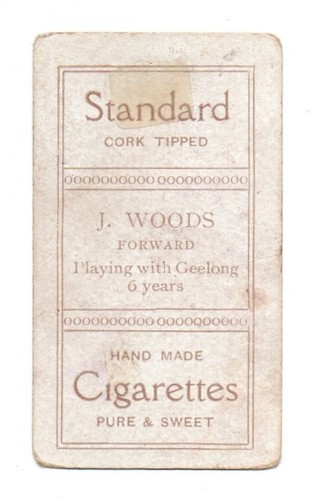 1906 - 07 Sniders & Abrahams GEELONG - J. WOODS - Picture 2 of 2
