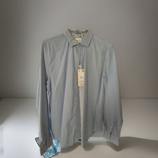 Men's Denim & Flower Reformed Essential Dress Shirt Size L