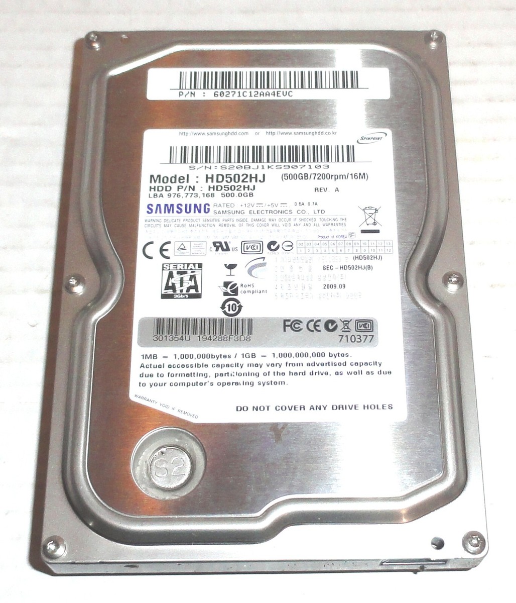 Hd502hj 500gb Samsung Hdd St500dm005 Hd502hj St500dm005 Outlet