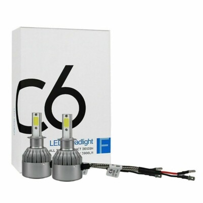 Fari LED Per Moto C6 Coppia Lampadine LED H1 Auto - Luce Bianca 6000K, 36W, Kit Per Fari C6, Moto, Veicoli Coppia Lampade LED H1 C6 - Foto 8
