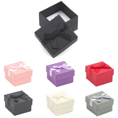 Product Image of Luxury Card Jewellery Ring Earring Gift Boxes 50x50x30mm (ROTP02)