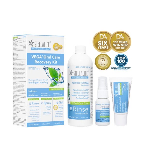StellaLife Vega Oral Care Kit Rinse Spray Gel PEPPERMINT EXP 11/2024 eBay