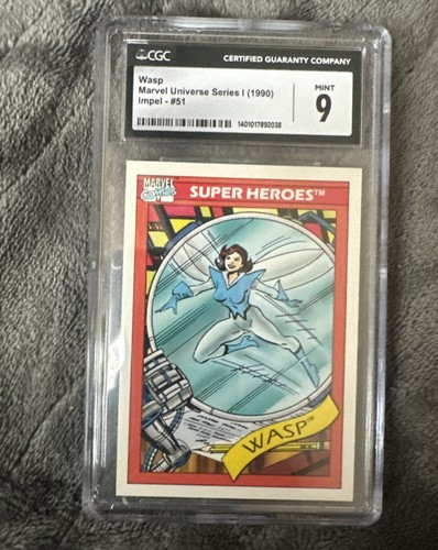 1990 Impel Marvel Universe Super Heroes The Wasp #51 CGC 9 MINT 09o5