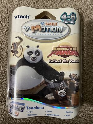 NEW VTECH KUNG FU PANDA ''PATH OF THE PANDA'' GAME V-SMILE/V-MOTION NIP (P)