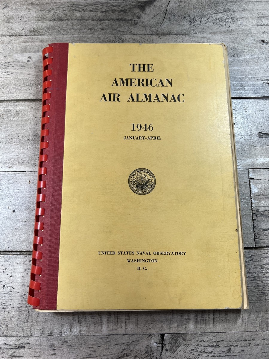 1946 Antique US Almanac 