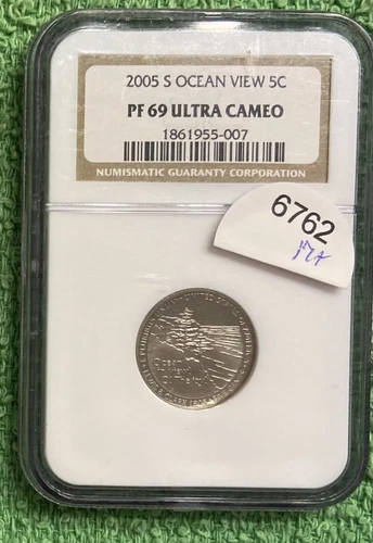 2005-S  NGC  PF-69 ULTRA CAMEO OCEAN VIEW NICKEL - L@@K AT PICTURES!!!!!  #6762
