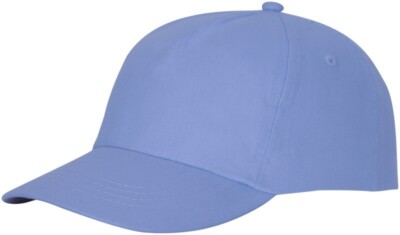  Baseballkappe Erwachsene 5 Paneele leicht 100 % Baumwolle hellblau VERKAUF