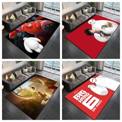 Cartoon Cute Cartoon Cartoon Carpet Bedroom Super Team White Children's Room