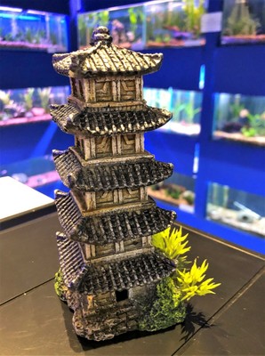 pagoda aquarium ornament